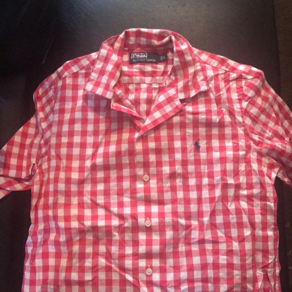 Button up polo shirt